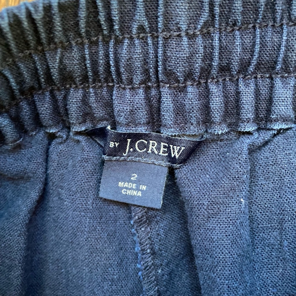Women's J.Crew Pants Size 2 Blue - Picture 4 of 6